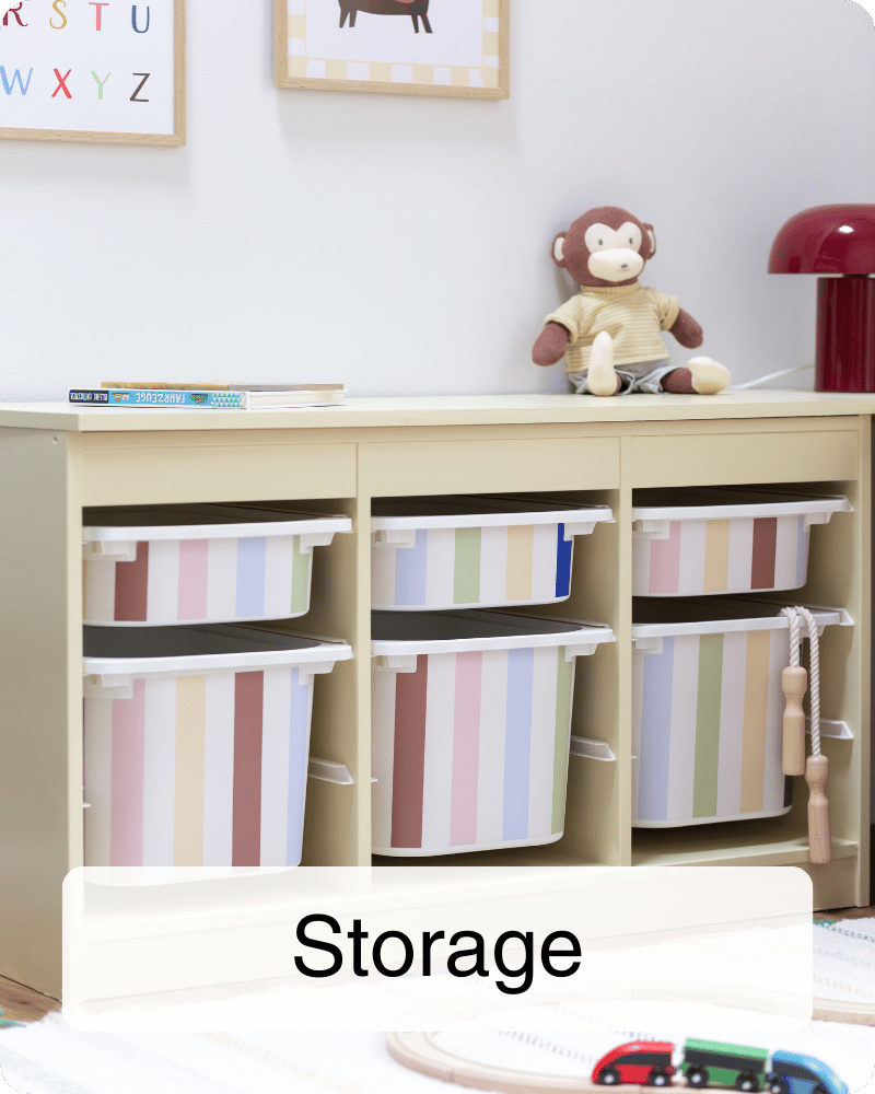 Adhesive films for the IKEA TROFAST shelf