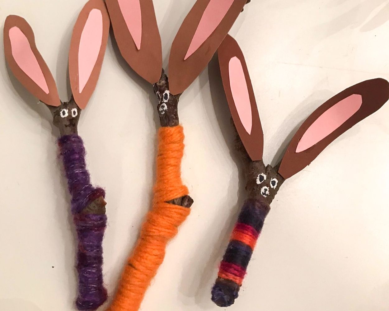 Osterdeko Basteln Stöckchenhasen Osterdeko Basteln Stöckchenhasen