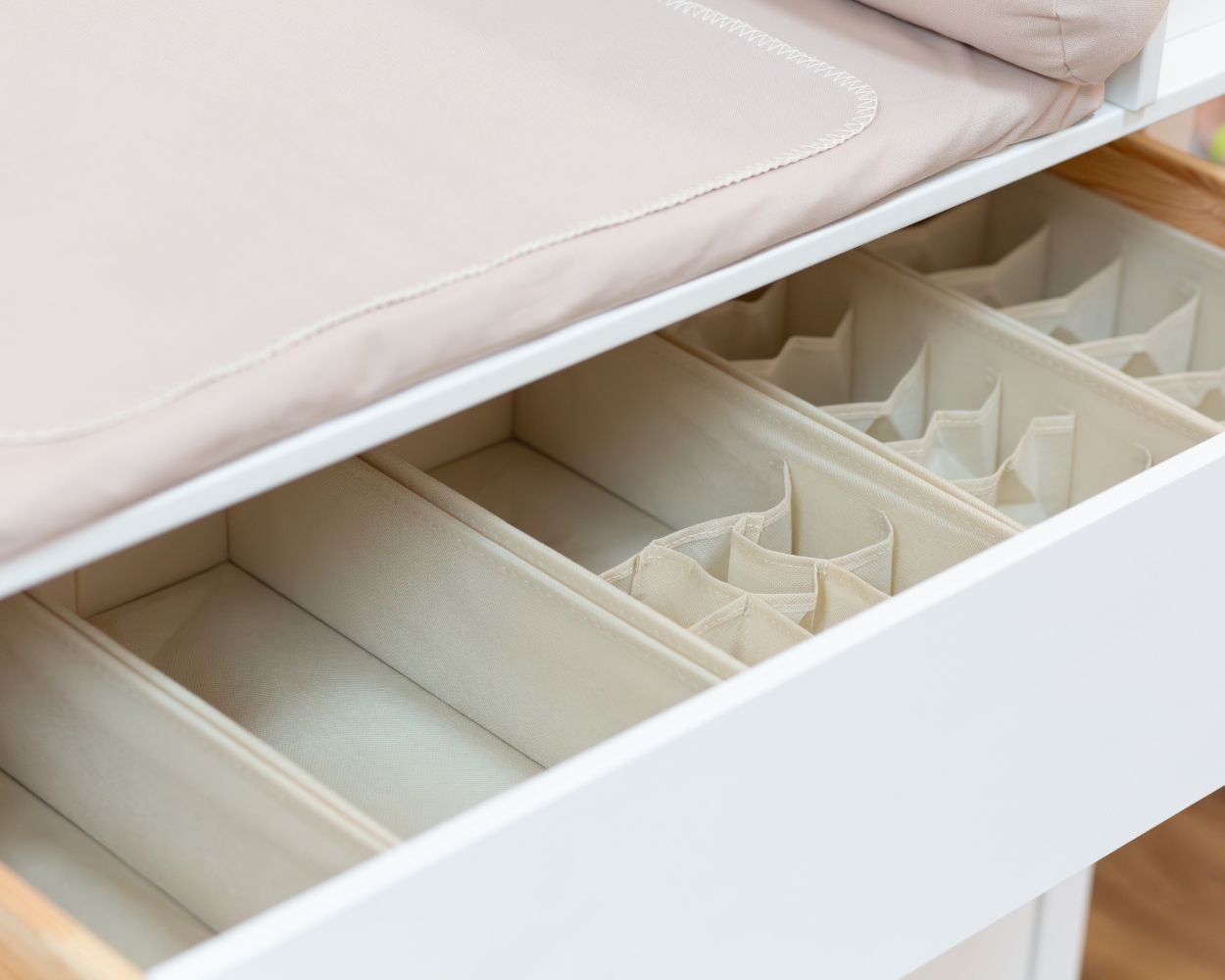 Organizer für die Wickelkommode