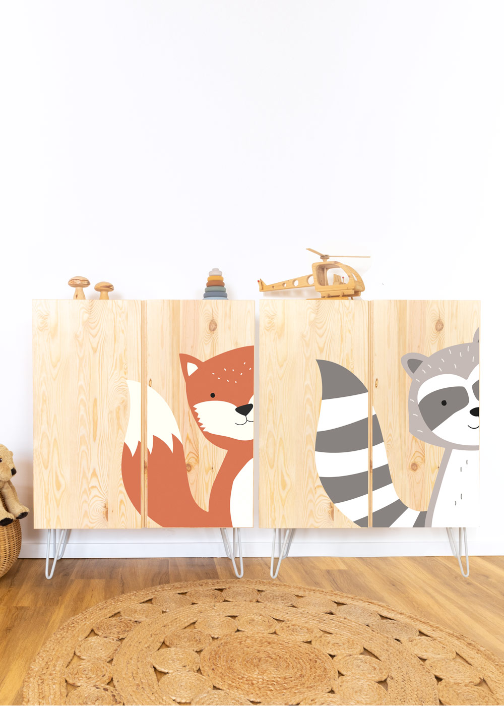 stickerset ikea ivar schrank tierig fuchs 4 stickerset ikea ivar schrank tierig fuchs 4