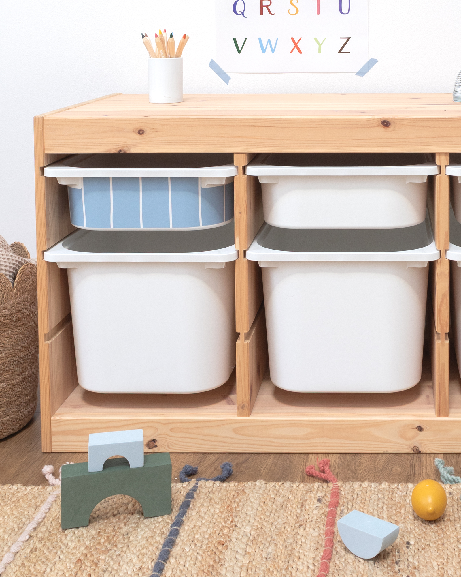 klebefolie ikea trofast box klein kopfseite linie nordisch blau 2 klebefolie ikea trofast box klein kopfseite linie nordisch blau 2