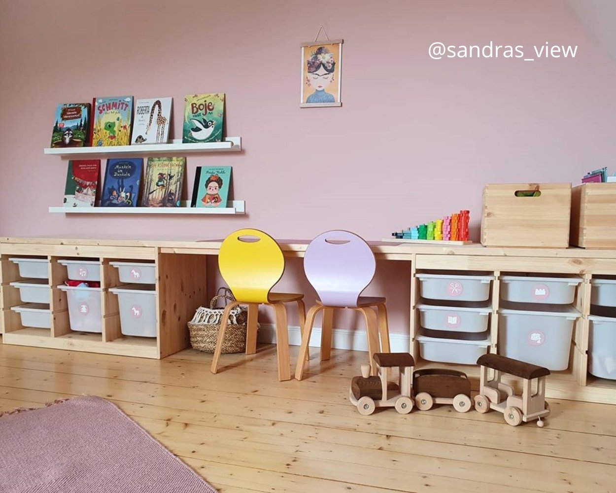 TROFAST IKEA Hack Schreibtisch TROFAST IKEA Hack Schreibtisch