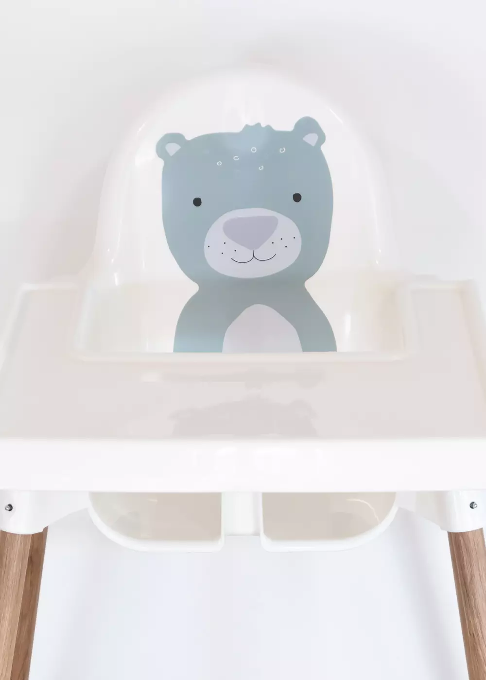  Decal for IKEA ANTILOP highchair with animal motif bear self-adhesive Ikea accessories