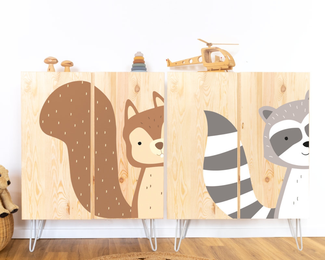 Tiermotive als Klebefolie für Ikea ;Möbel Tiermotive als Klebefolie für Ikea ;Möbel