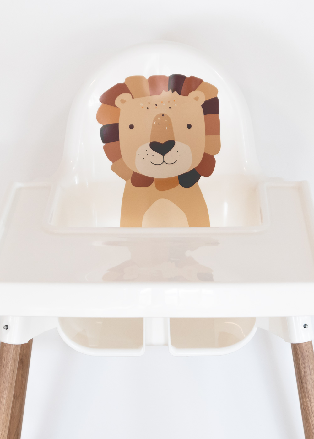  Decal for IKEA ANTILOP highchair with animal motif lion self-adhesive Ikea accessories