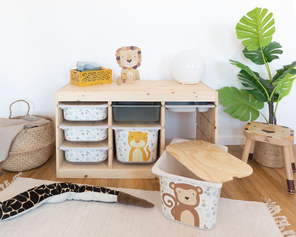 IKEA TROFAST Safari Motiv Jungenzimmer IKEA TROFAST Safari Motiv Jungenzimmer