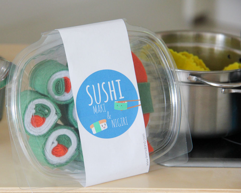 Kaufladenzubehör DIY  Sushi