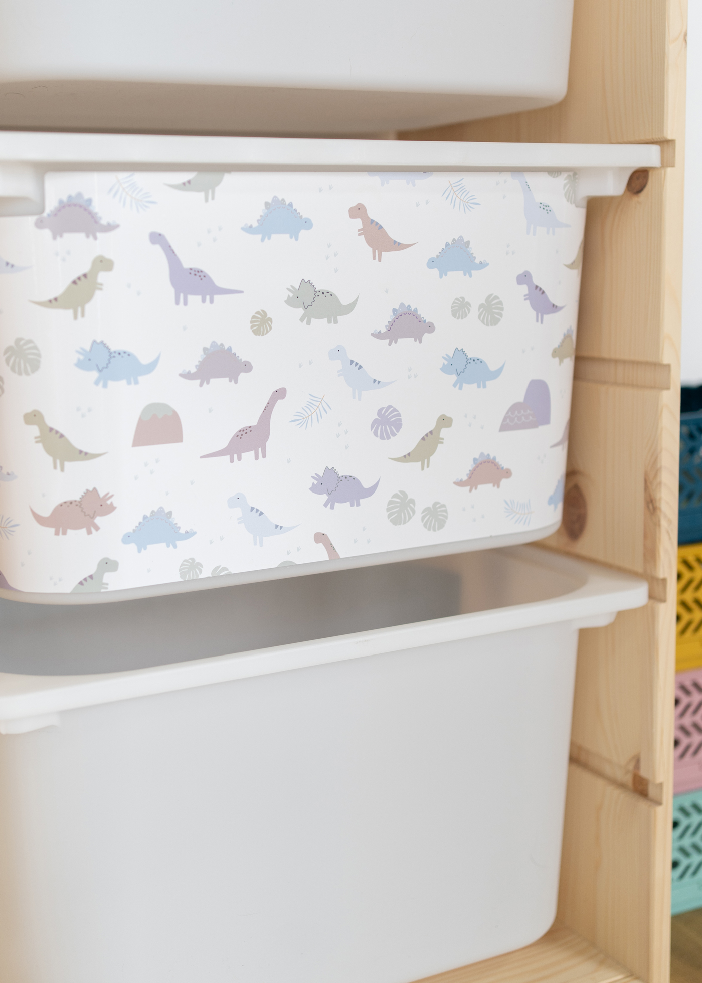 stickerset ikea trofast box mittel dino laengsseite 1 stickerset ikea trofast box mittel dino laengsseite