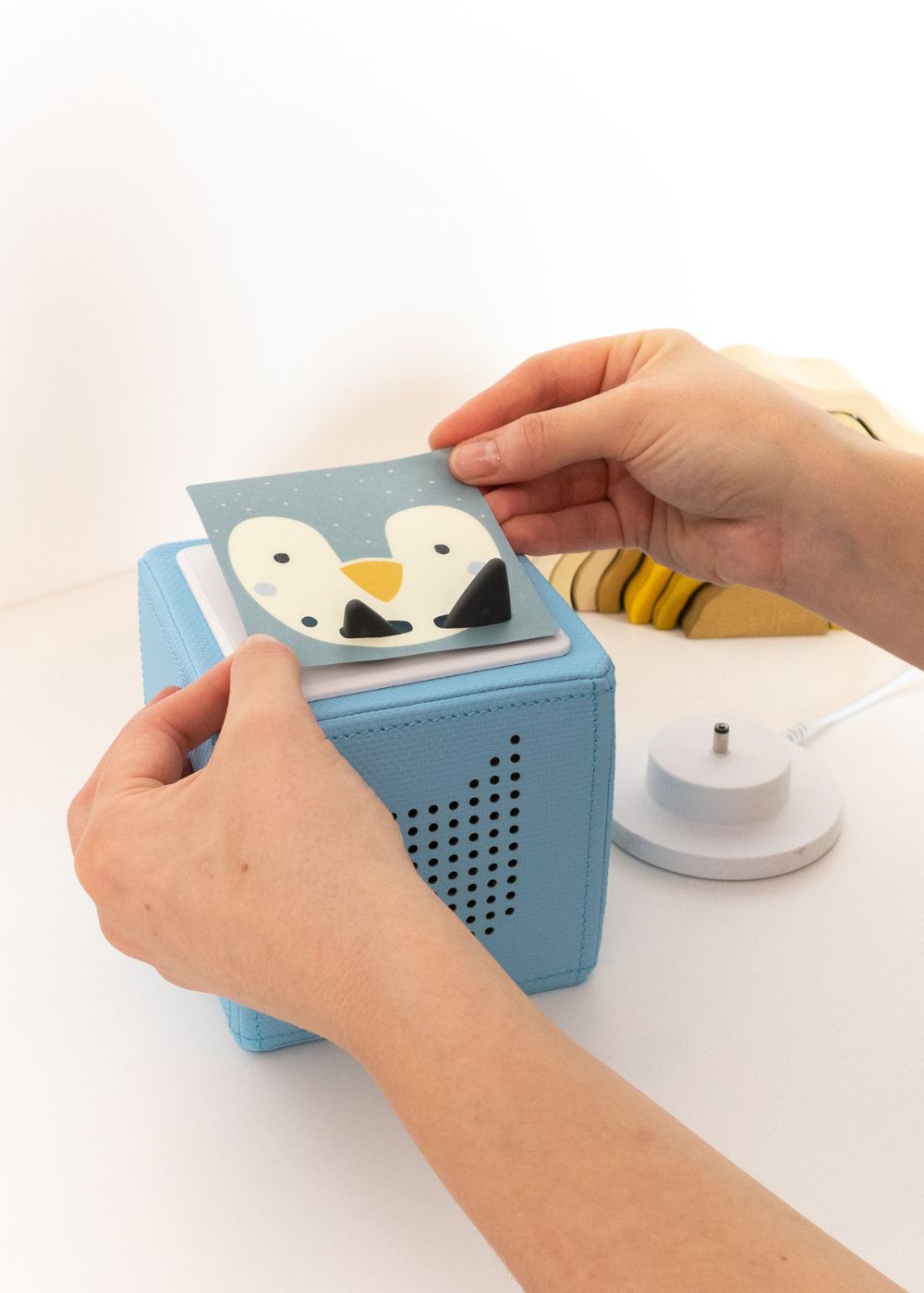 Schutzfolie mit Pinguingesicht für Toniebox Schutzfolie mit Pinguingesicht für Toniebox