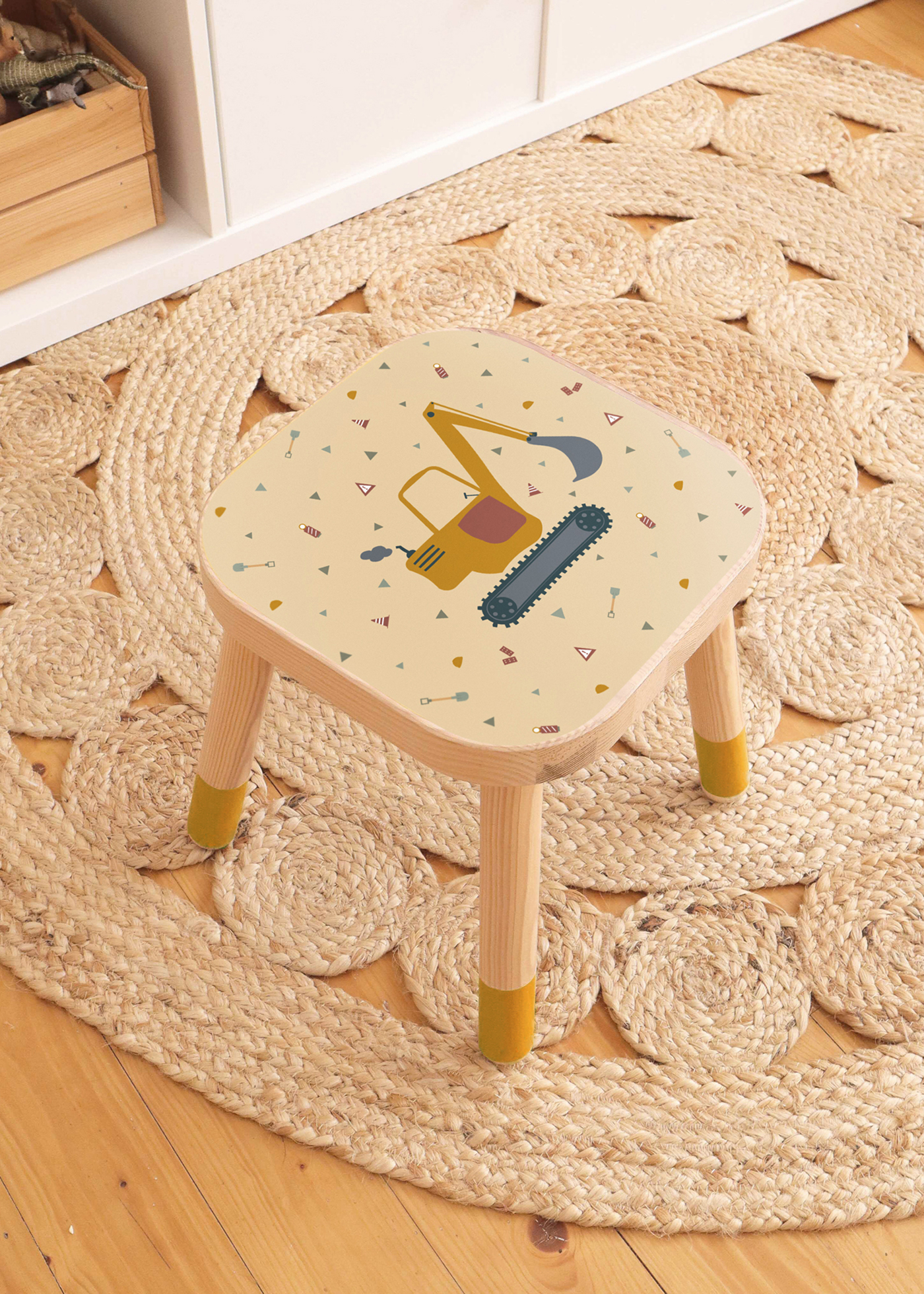  Decal for IKEA FLISAT children's stool