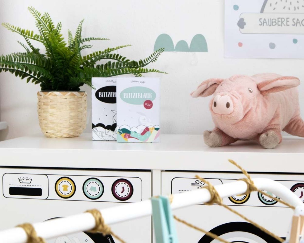 Montessori Wäscheständer Waschmittel Montessori Wäscheständer Waschmittel