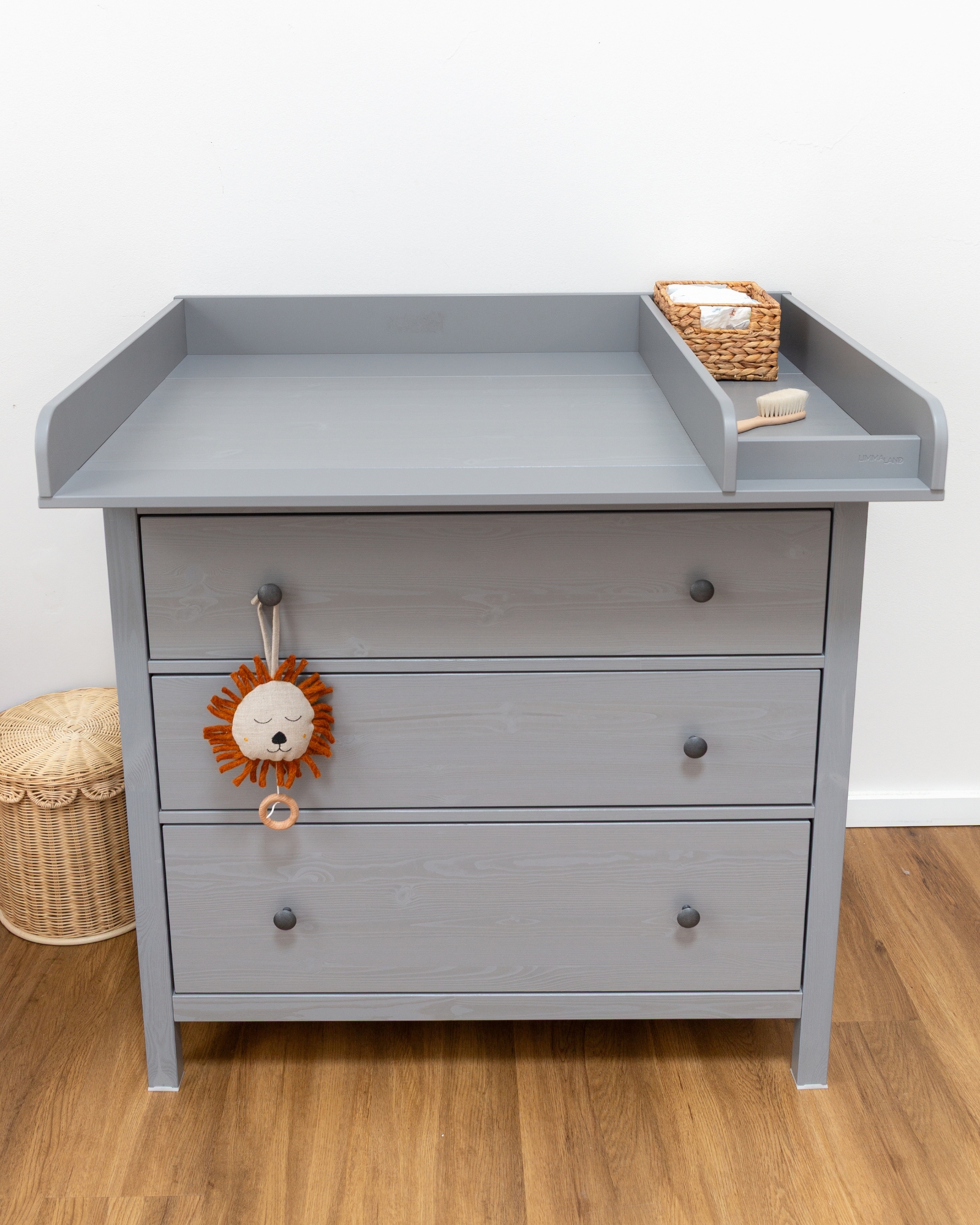 wickelaufsatz ikea hemnes kommode wickaelplats grau 0