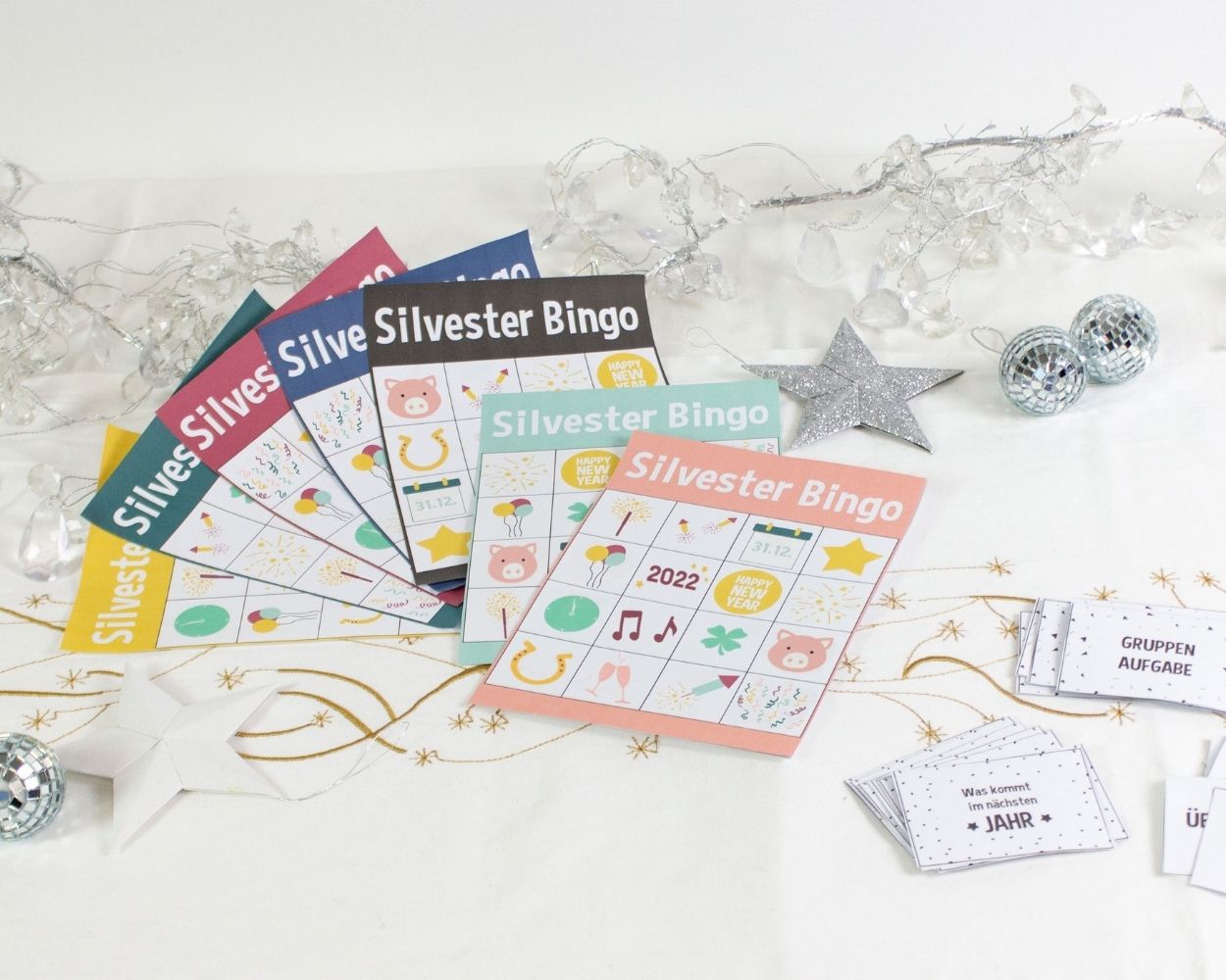 Silvester Bastelset Bingo Silvester Bastelset Bingo