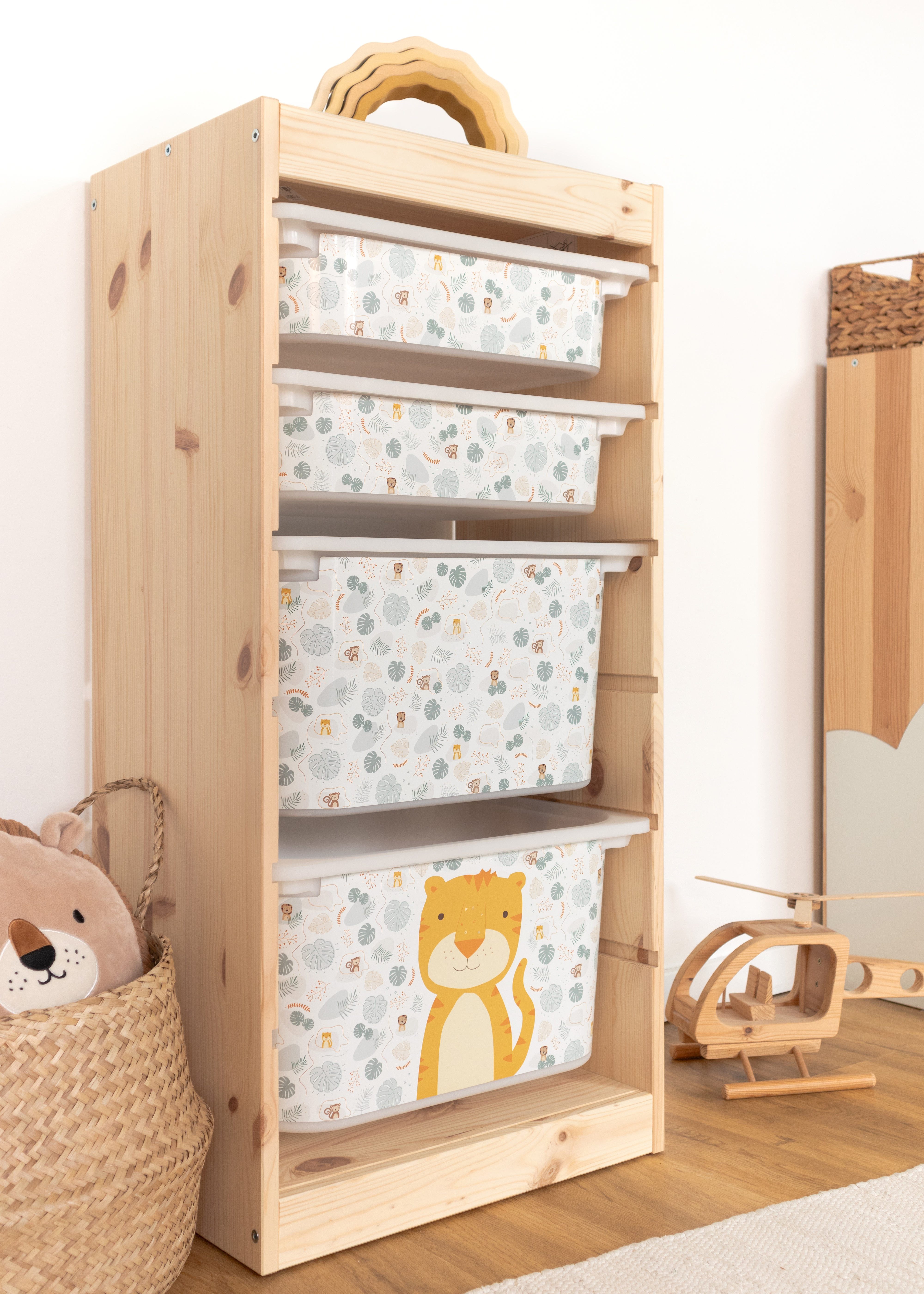 stickerset ikea trofast box mittel tierig laengsseite safari tiger 2 stickerset ikea trofast box mittel tierig laengsseite safari tiger