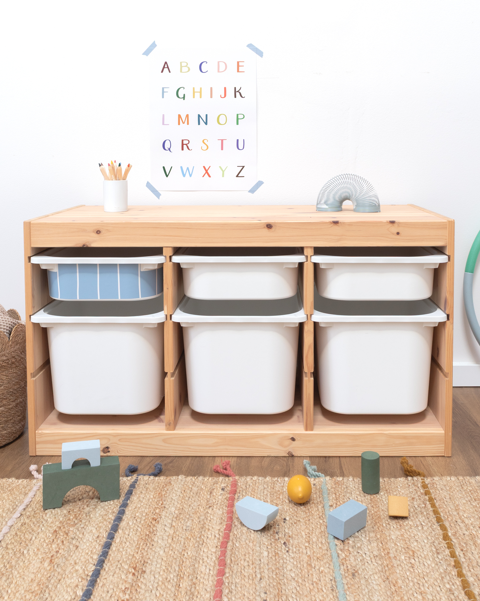 klebefolie ikea trofast box klein kopfseite linie nordisch blau 1 klebefolie ikea trofast box klein kopfseite linie nordisch blau 1