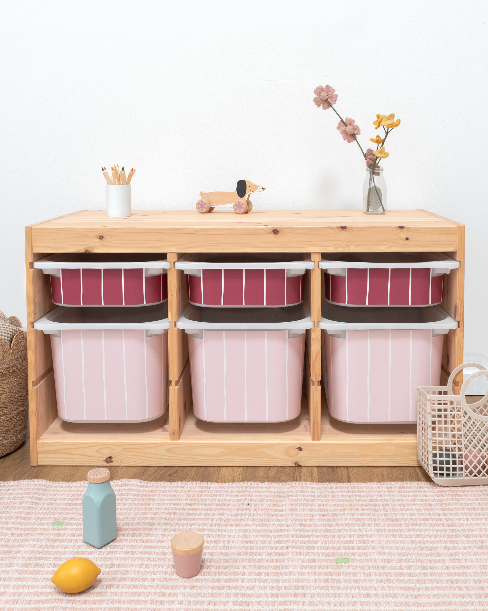 klebefolie ikea trofast box mittel kopfseite linie marshmallow 3er Set 2 klebefolie ikea trofast box mittel kopfseite linie marshmallow 3er Set 2