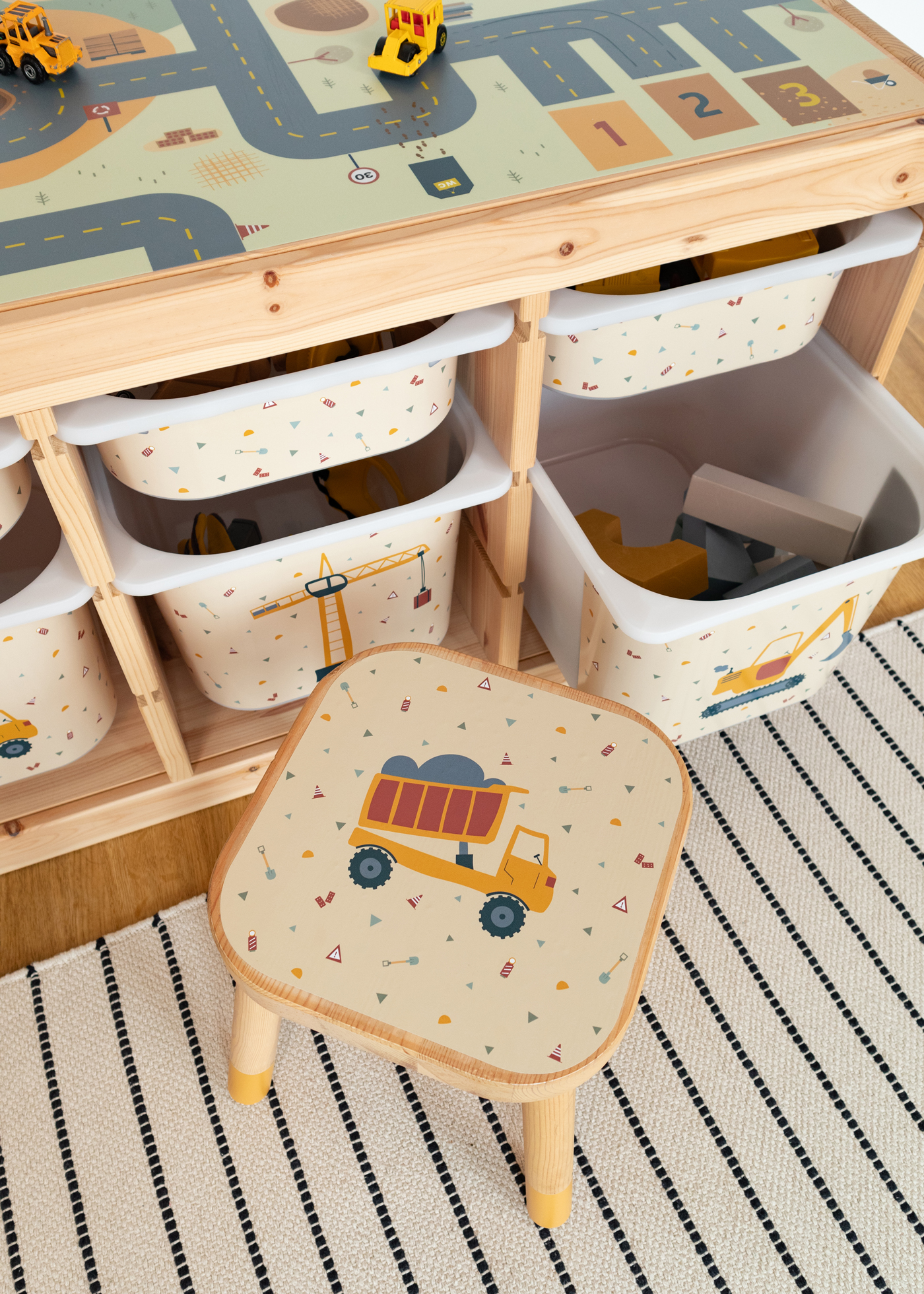  Decal for IKEA FLISAT children's stool