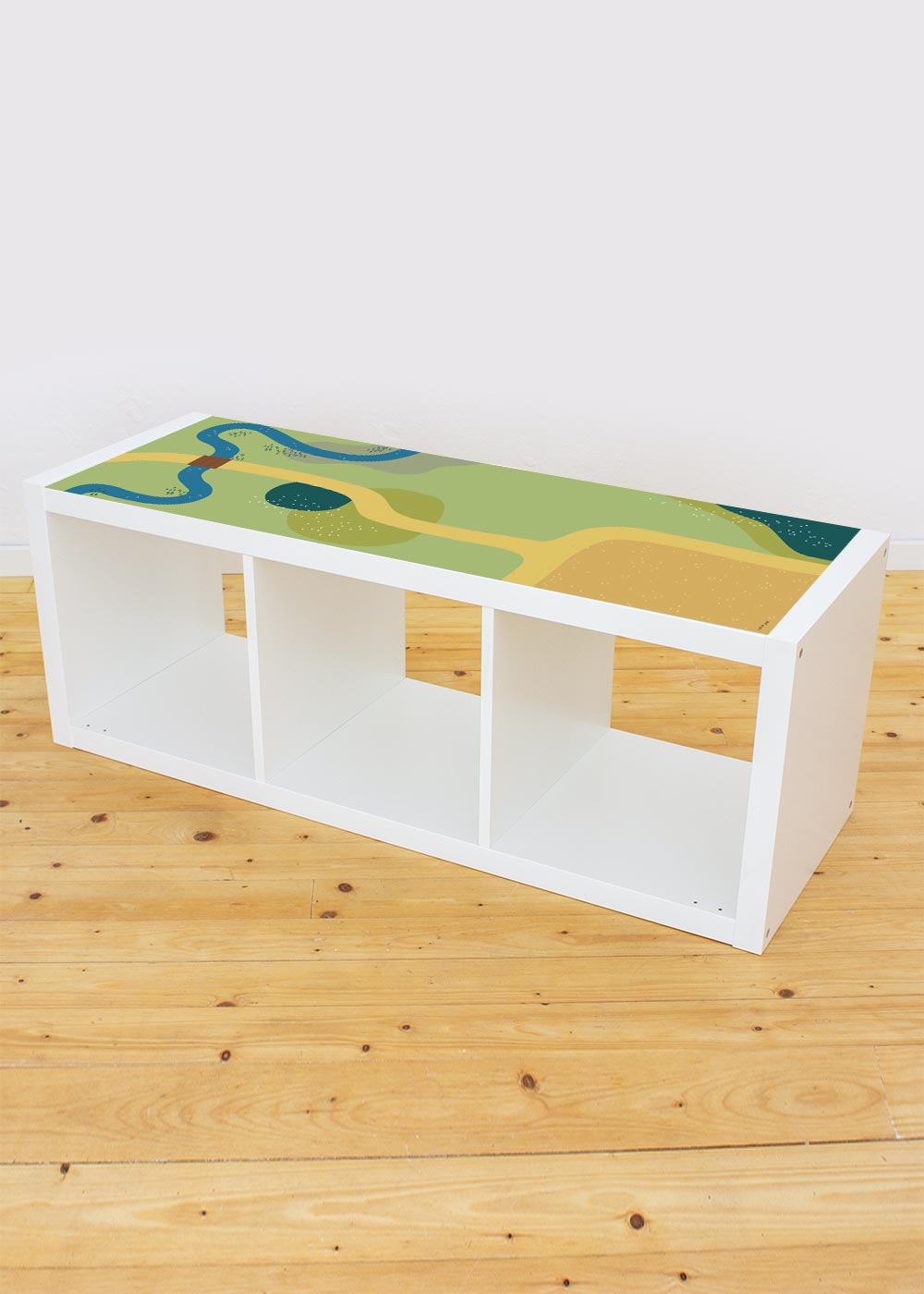 Ikea Kallax Shelf Spielwiese 3-fold complete view