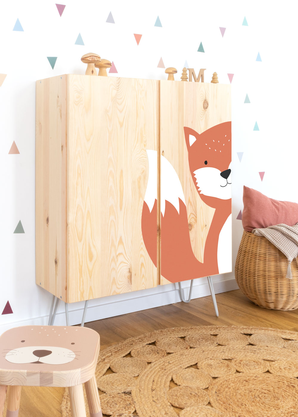 stickerset ikea ivar schrank tierig fuchs 1 stickerset ikea ivar schrank tierig fuchs 1